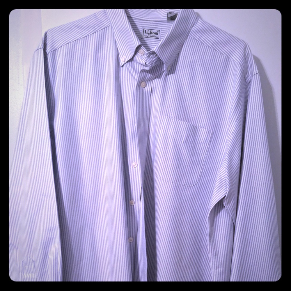 LL Bean men’s dress shirt 17.5 36